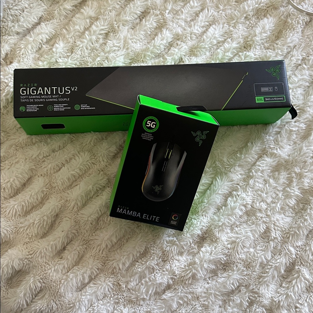 Razer Mamba Elite with Gigantus V2 Set